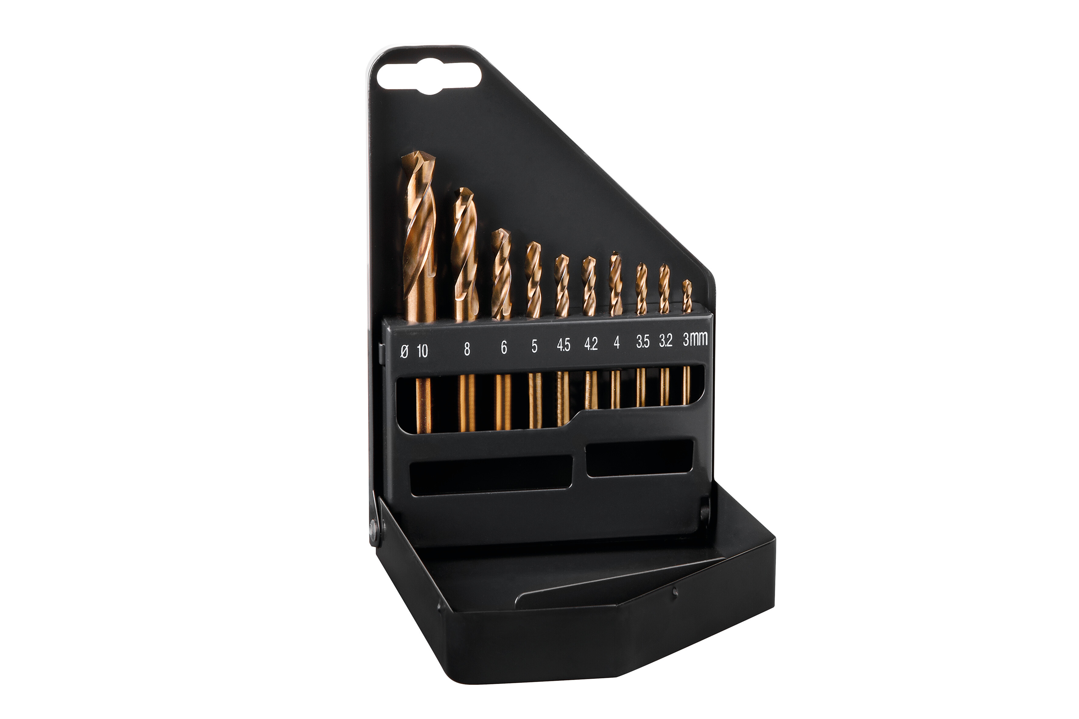 HSS Cobalt Spiralbohrer, 3-Flächenschaft, extra kurz, DIN 1897 PZ