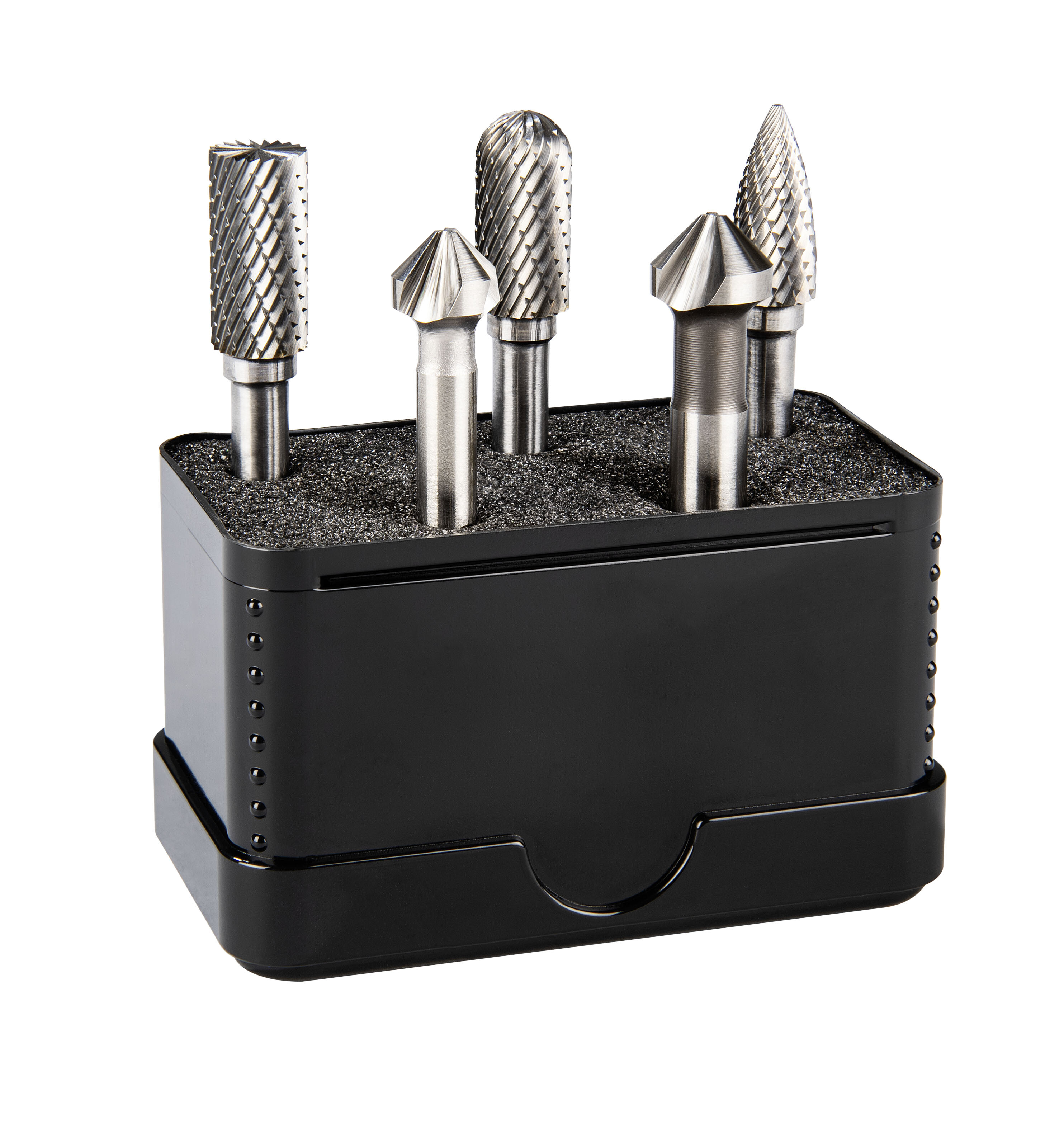 Kombi-Set 5-tlg.HM Frässtifte + 2 UGT Senker