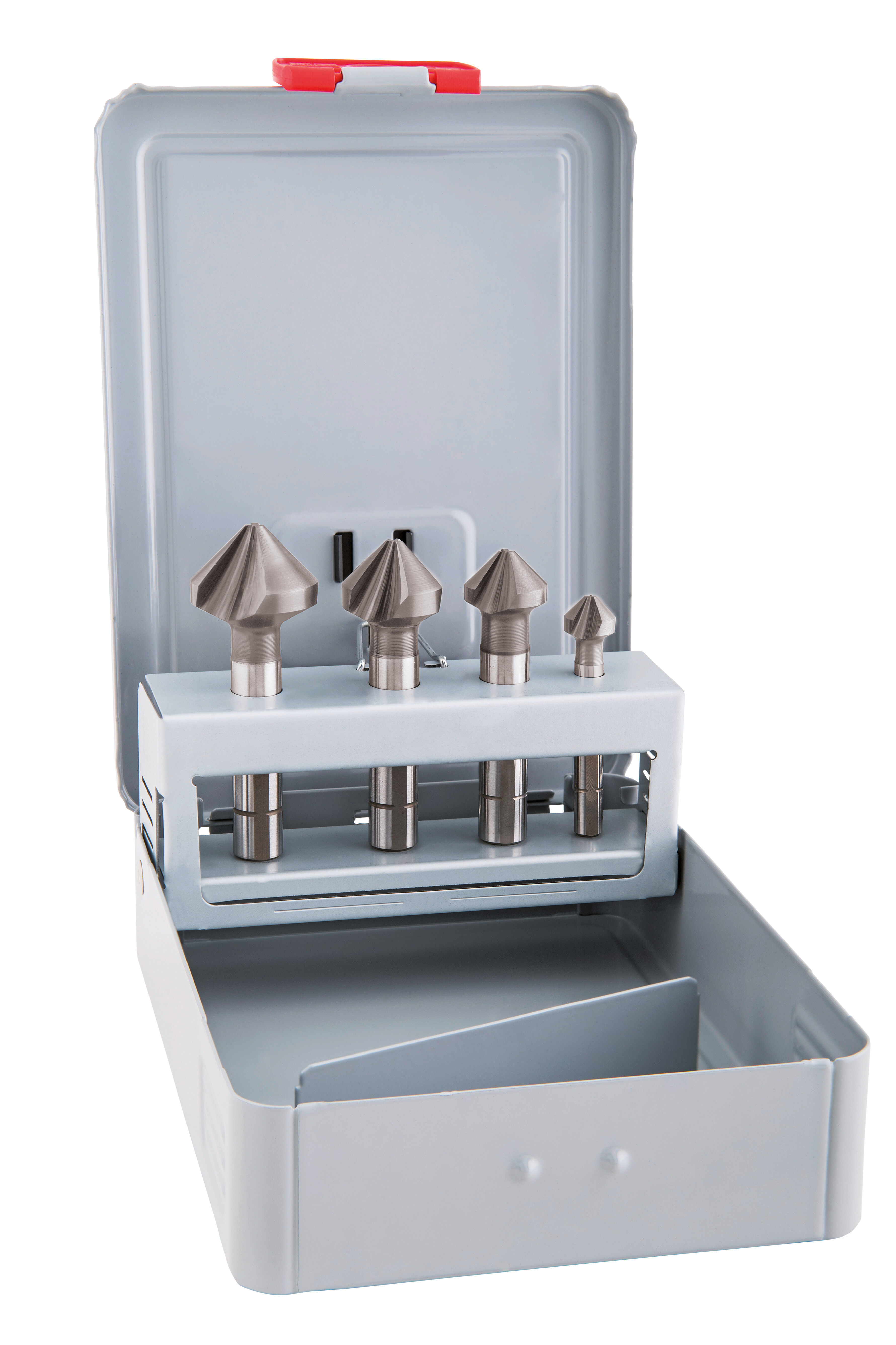 HSS-Co Kegelsenker, ungleiche Teilung, DIN 335 C, 90°, SET