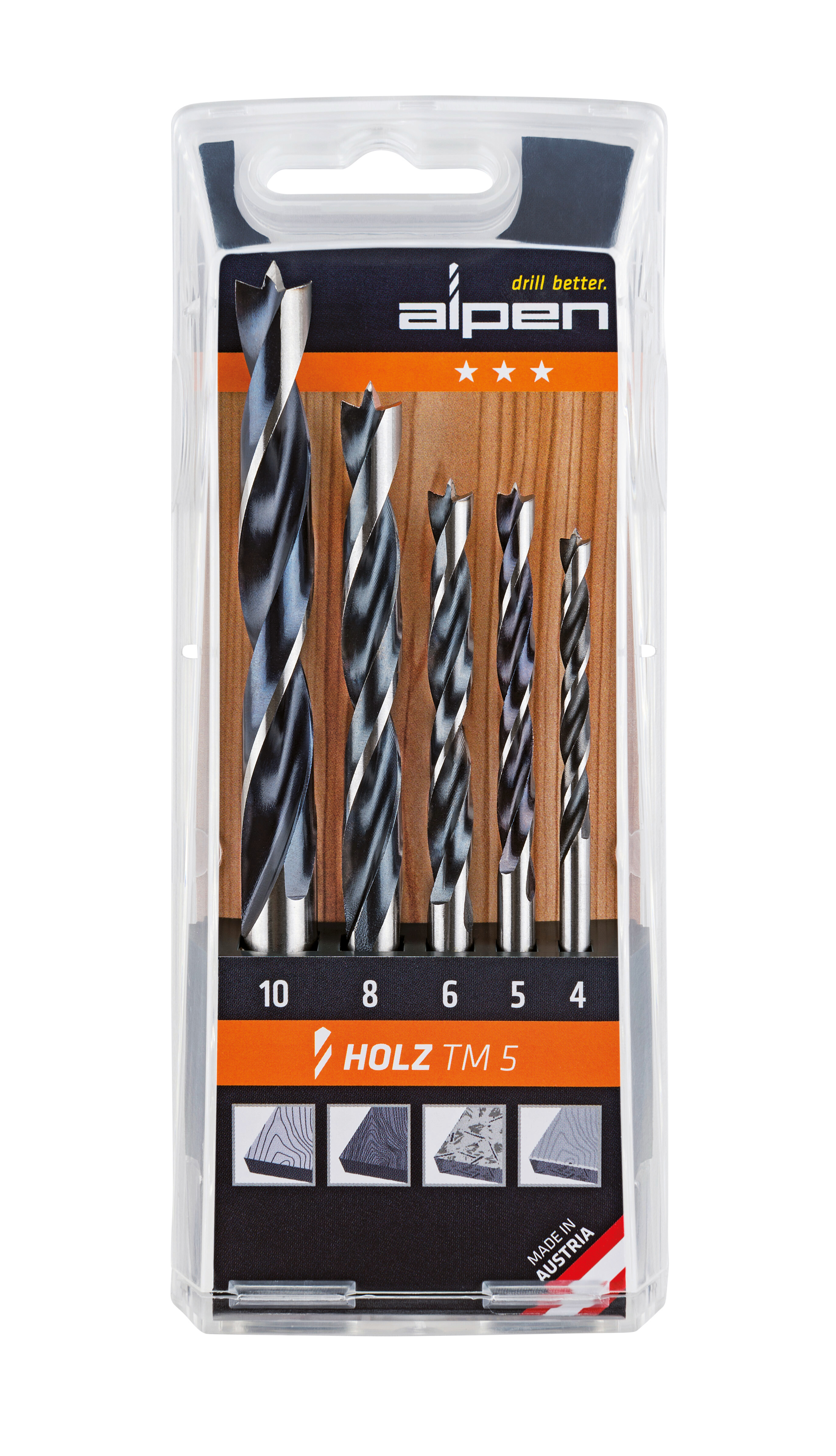 CV / HSS Maschinen Holzspiralbohrer