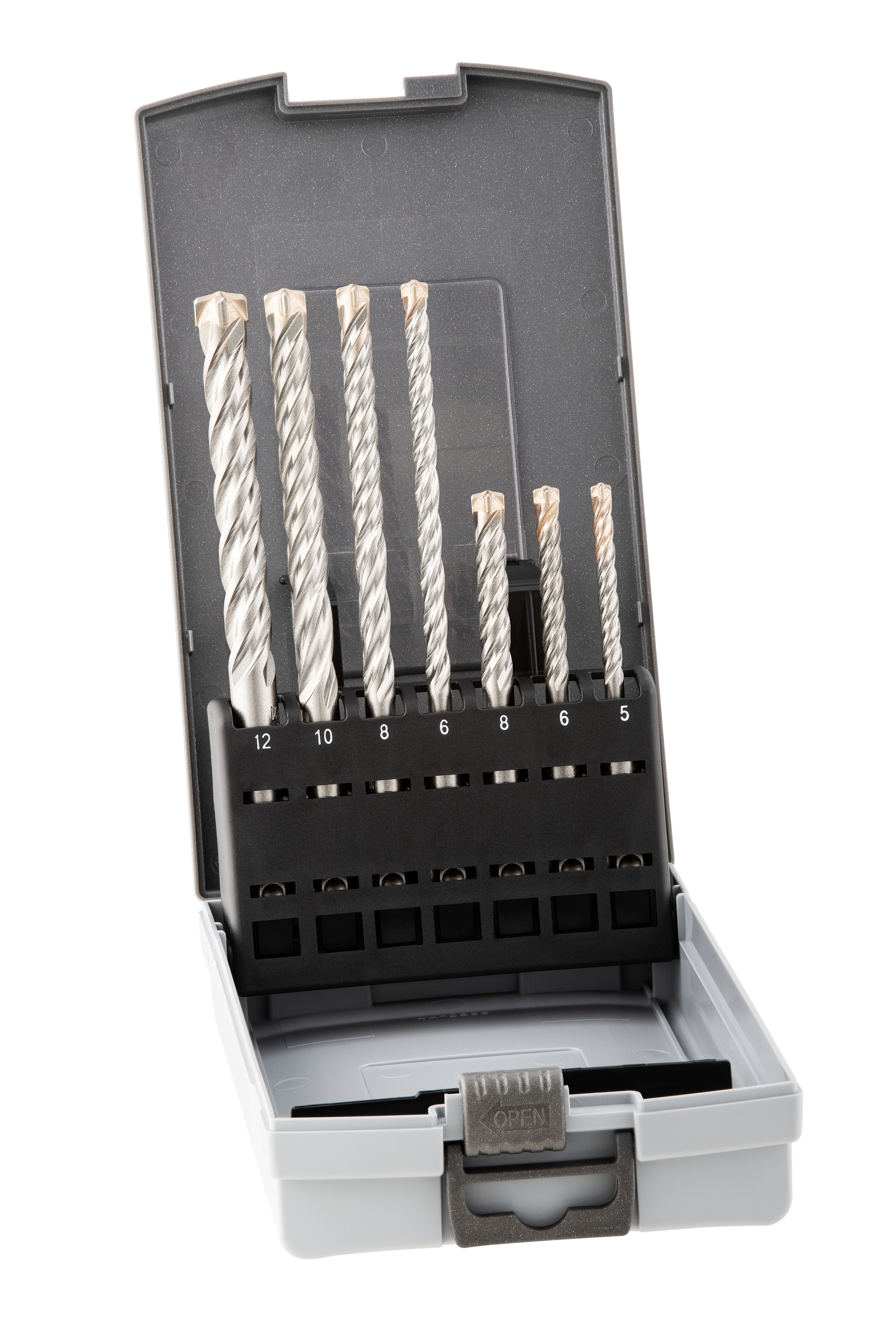 FORCE X, SDS-plus Hammerbohrer, 4 Schneiden, L2=250 - SET