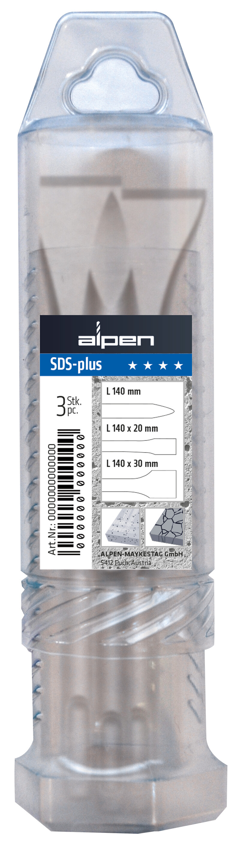 SDS-plus Meisselset 3-tlg. - SET