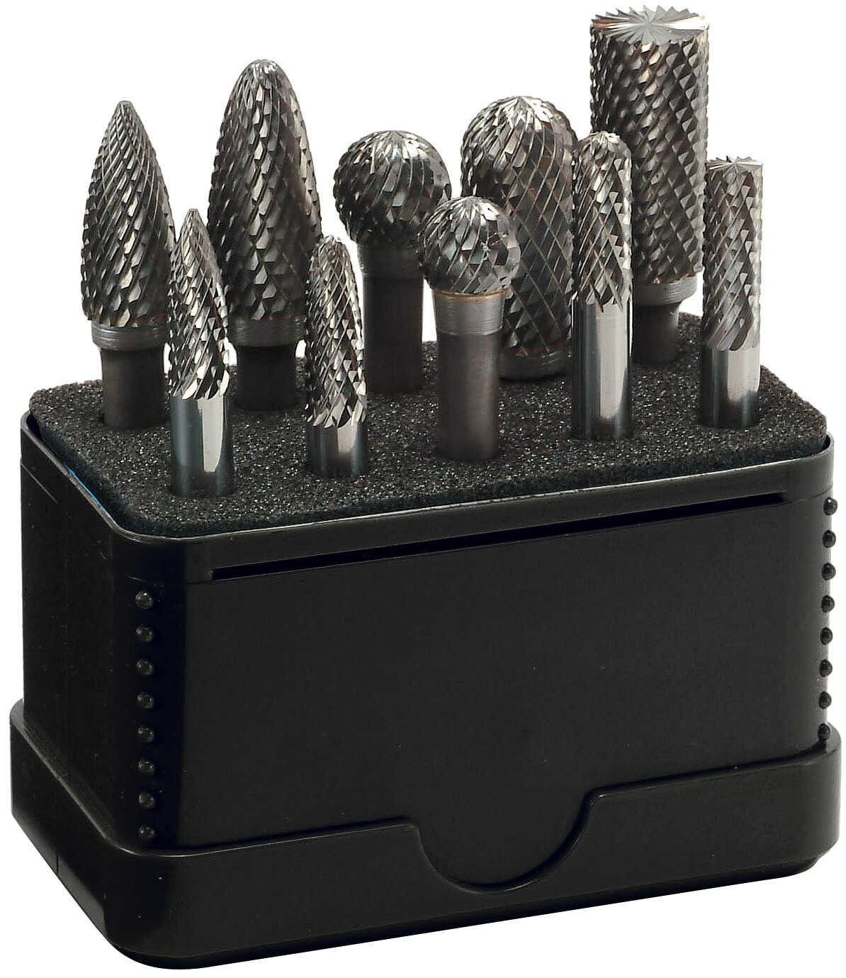 Hartmetall-Frässtifte, Zylinder, ohne Stirnverzahnung