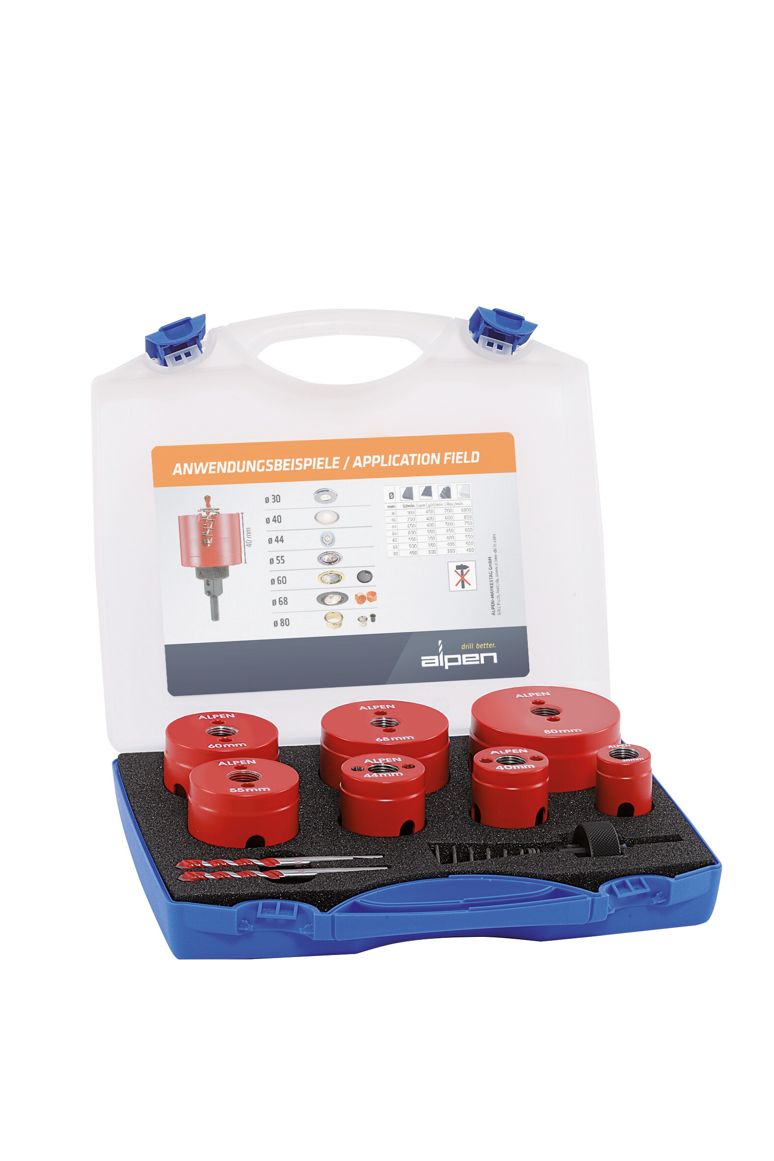 Mehrzweck-Hartmetall Lochschneider, SET