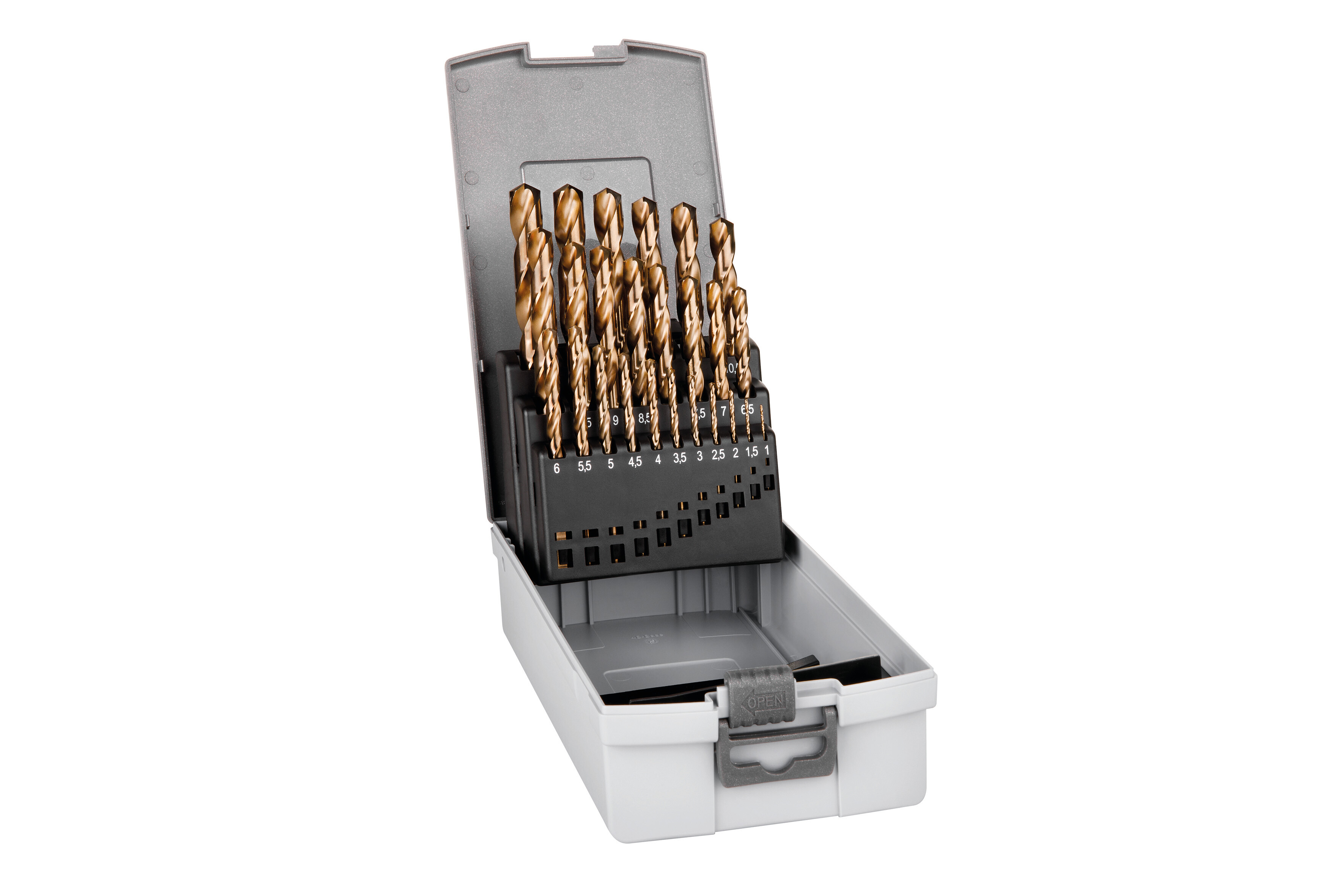 HSS Cobalt Spiralbohrer, 3-Flächenschaft, kurz, DIN 338 RN