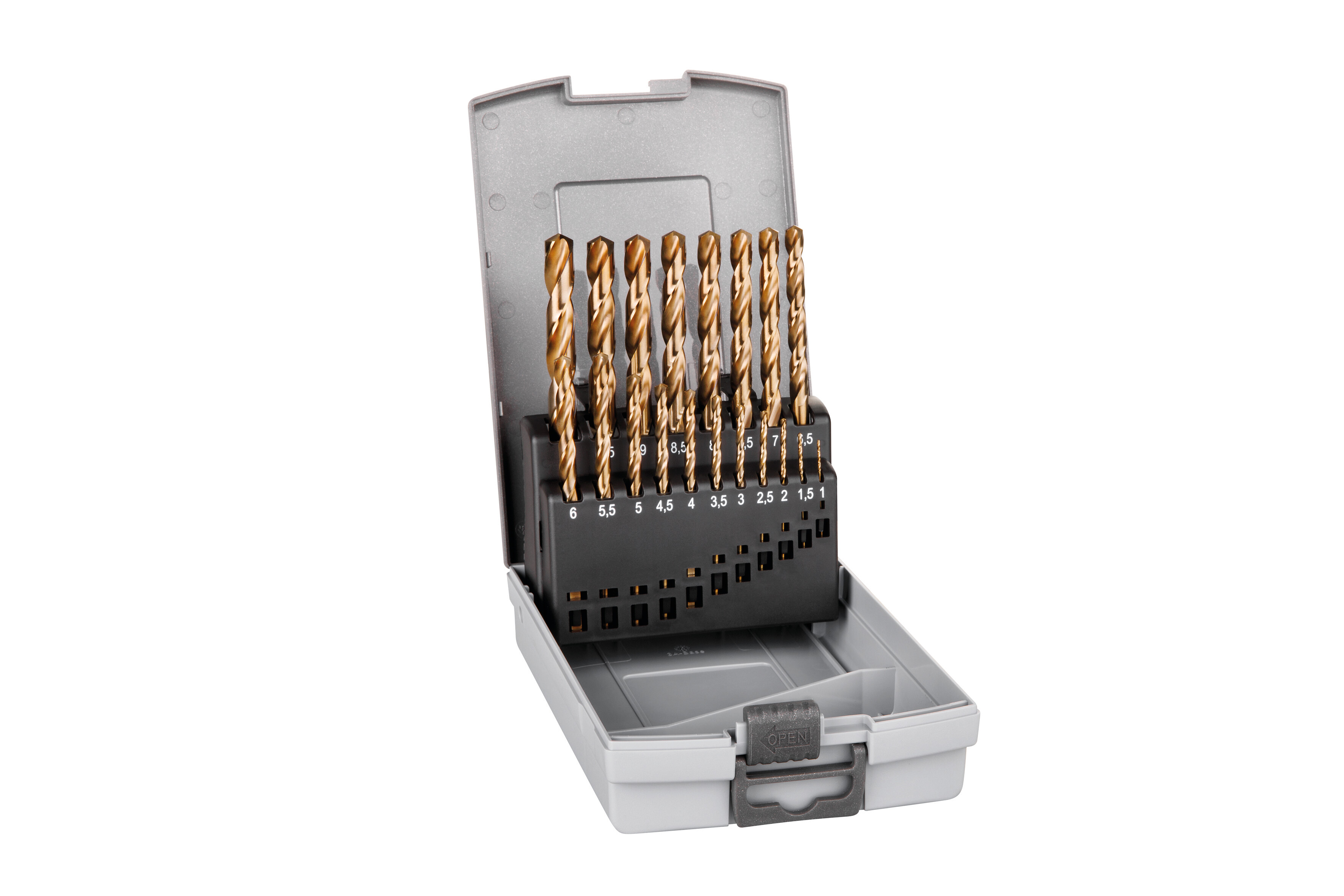 HSS Cobalt Spiralbohrer, 3-Flächenschaft, kurz, DIN 338 RN