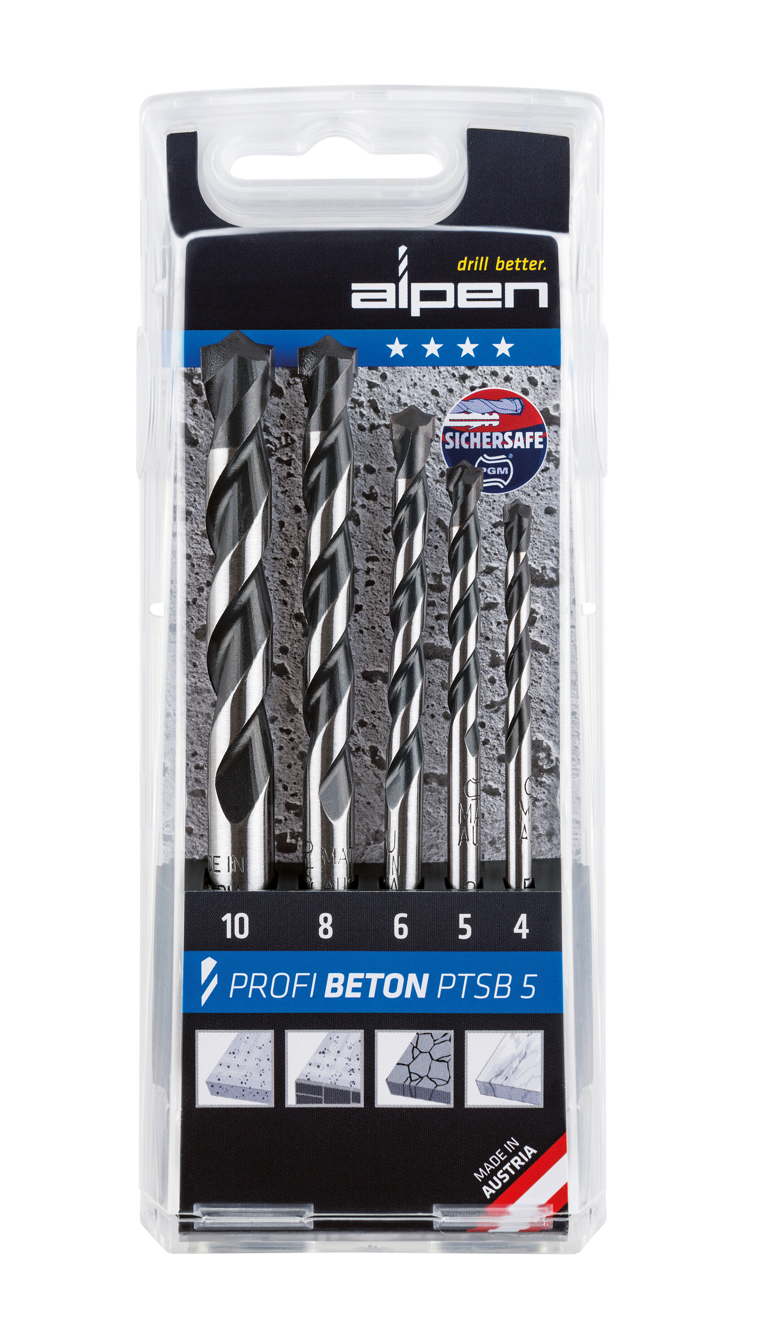 Hartmetall-Betonbohrer, DIN ISO 5468