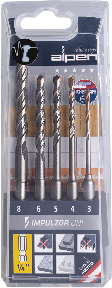 Mehrzweckbohrer für schlagfeste Bohrmaschinen