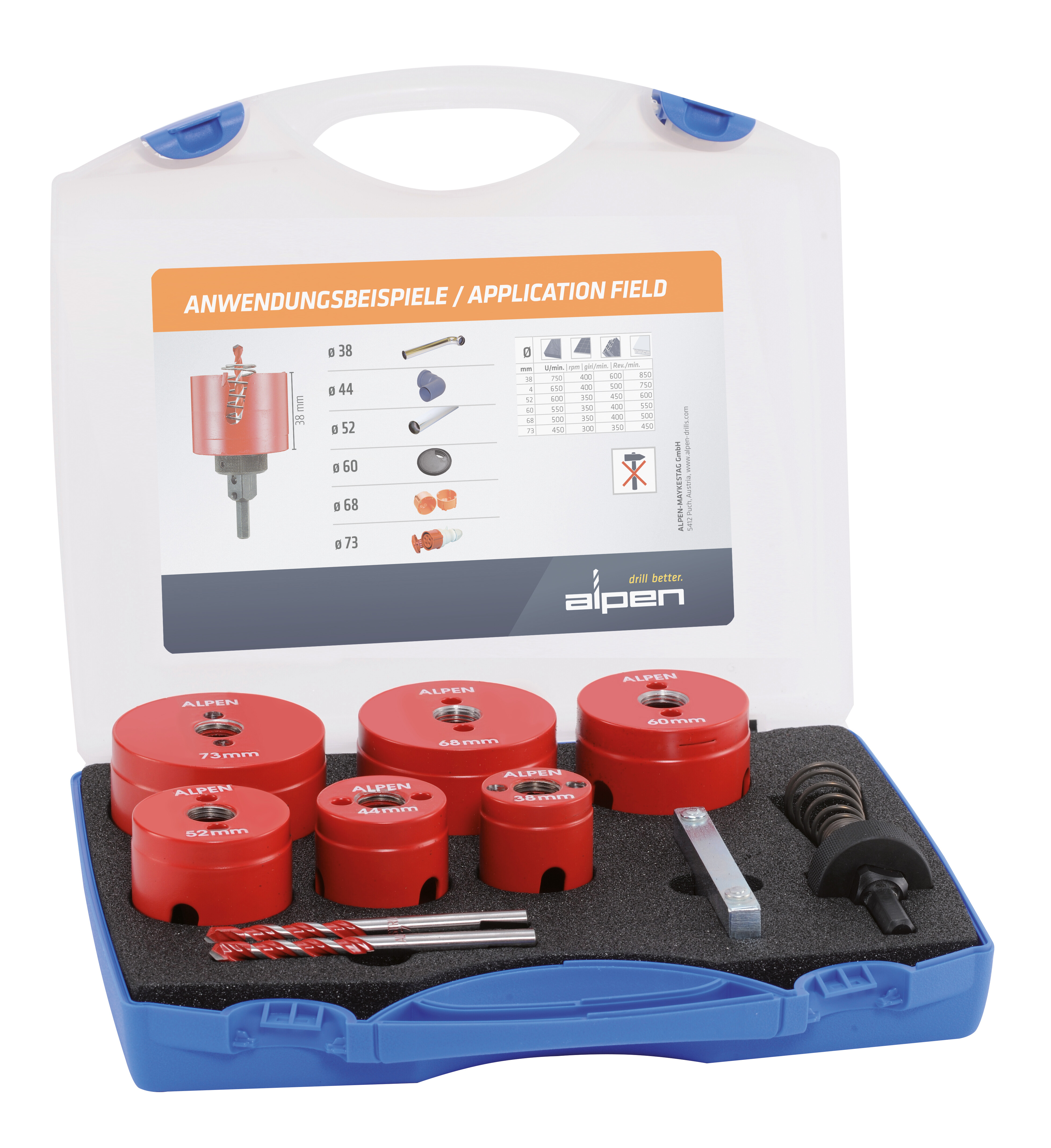 Mehrzweck-Hartmetall Lochschneider, SET